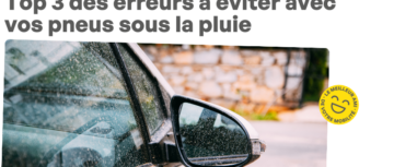 Erreurs à éviter avec vos pneus pour conduire sous la pluie